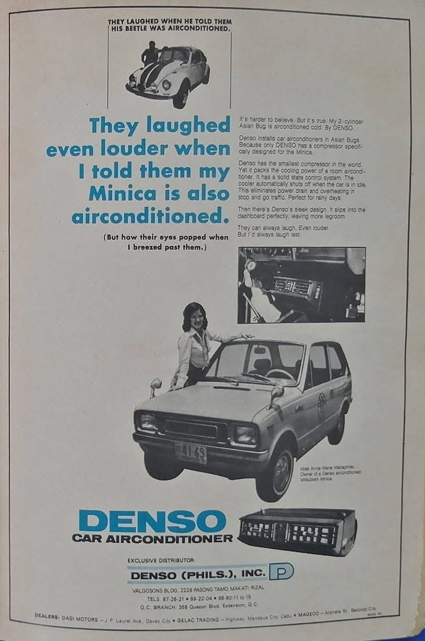 Denso, car airconditioner, Mitsubishi Minica